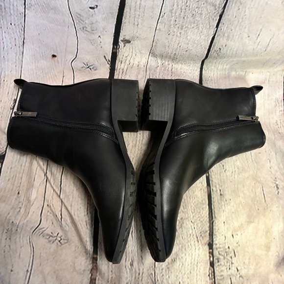 AK Anne Klein‎ Women’s Cara iFlex Black Zipper Heeled Boot Booties Size 9.5 GUC - Picture 7 of 10